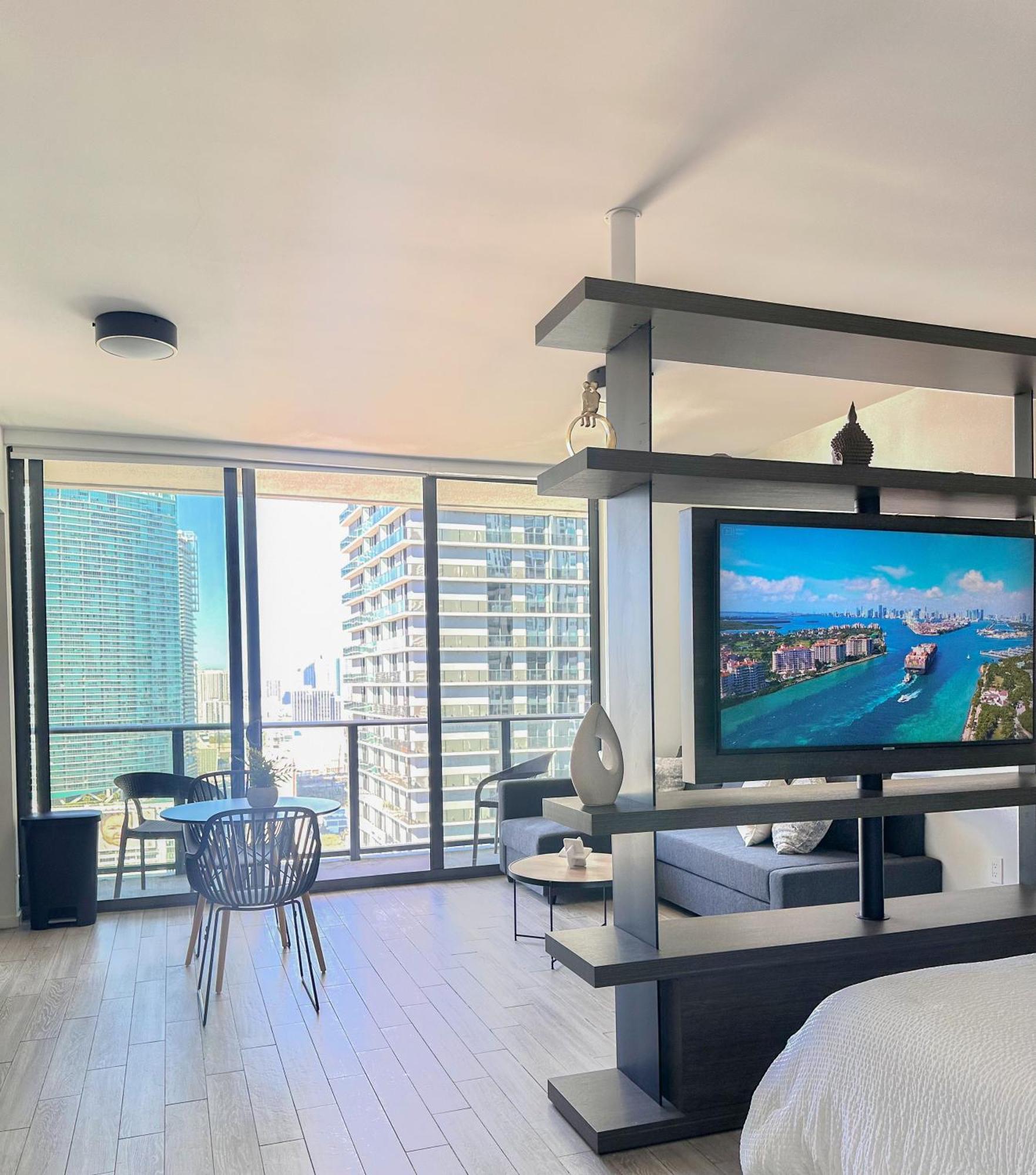 Апартаменти Luxury Loft - Free Parking - Ocean View - Brickell Downtown Маямі Екстер'єр фото