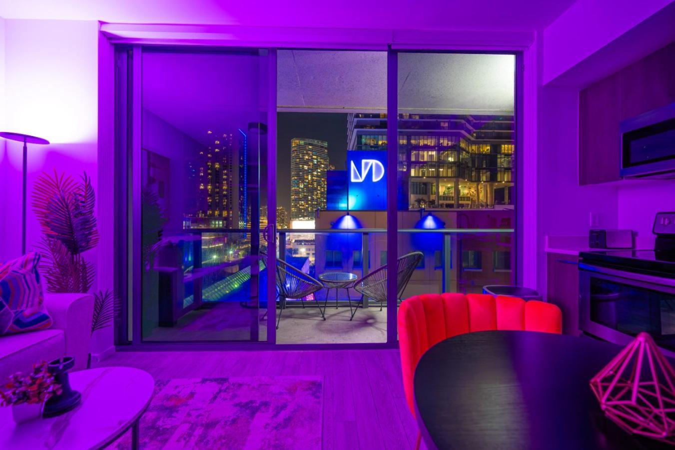Апартаменти Luxury Loft - Free Parking - Ocean View - Brickell Downtown Маямі Номер фото